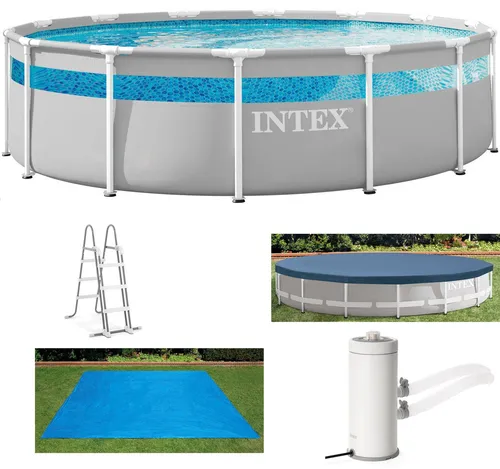 Intex Framepool »Clearview Prism Frame™, Ø 422x107 cm, stabil und einladend«