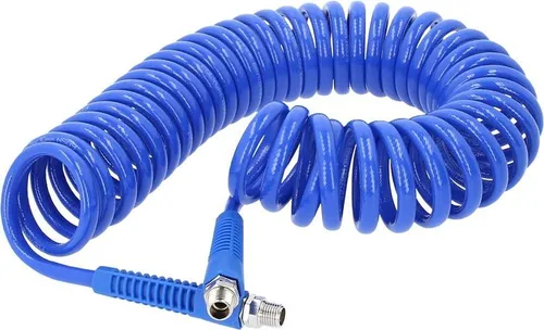 KS Tools 515.3330 Druckluft-Schlauch - Druckluft-Schläuche & Verbindung, elastischer und knickfester Polyurethan-Schlauch mit drehbarer Verschraubung für maximale Flexibilität und Langlebigkeit.