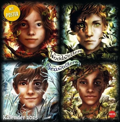 Woodwalkers Seawalkers Broschurkalender 2025: Kalender mit fantastischen Illustrationen von Claudia Carls aus der beliebten Bestseller Buchreihe von ... Broschurkalender für Fans der Gestaltwandler.