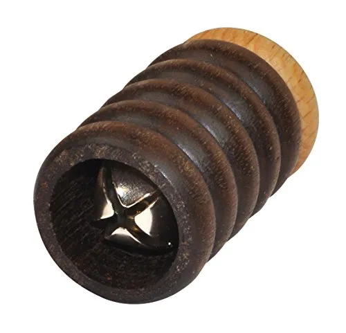 Voggenreiter dunkel, 1043-7, ab 12 Monate, Nussbaum, mit Glöckchen, liegt schön in der Hand, klingt gut, geprüft nach EN 71, schonend geölt mit Leinsamenöl