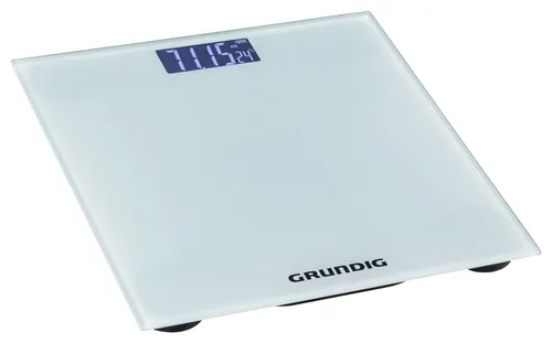Grundig Digitale Personenwaage - Präzise Wägung bis 180 kg - Digitale Personenwaage bis 180 kg mit 500 g Genauigkeit, einstellbaren Einheiten (kg/lb) und digitaler Anzeige für Gewicht und Temperatur. Ideal für genaue Körpergewichtsmessungen.
