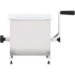 vidaXL Manueller Fleischmischer aus Edelstahl - 5 kg Kapazität - Fleischwölfe, ideal für die Herstellung eigener Mischungen mit bis zu 5 kg Fleisch. Aus robustem, lebensmittelechtem Edelstahl für Langlebigkeit und einfache Reinigung.