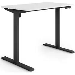 ESMART ETX-121BW Elektrischer Schreibtisch 100 x 60 cm - Höhenverstellbarer Schreibtisch (100 x 60 cm) für ergonomisches Arbeiten, ideal für Home Office und Büro.