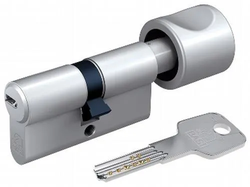 Basi BM Profilknaufzylinder K40/65mm gleichschließend mit 3 Bohrmuldenschlüsseln