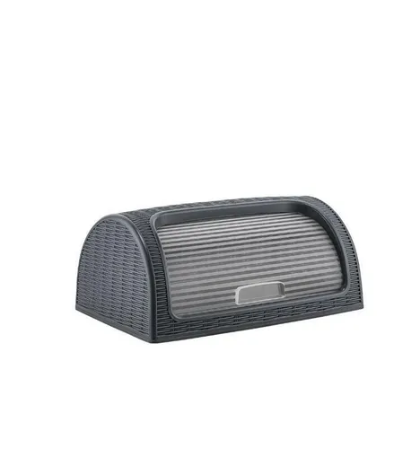MICHELINO Brotkasten, Serie Alfred, Brotbox, Bread Box,  anthrazit, NEU, OVP