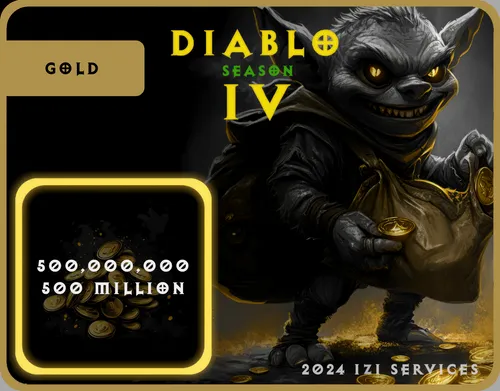 D4 Diablo 4 Season 12 Softcore 500.000.000 Gold german ip, NEW SEASON