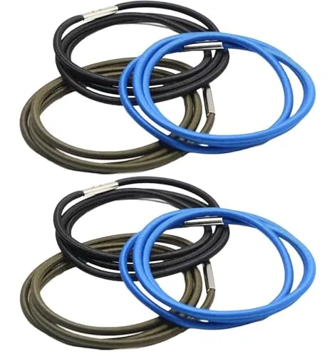 Mülleimer Gummibänder Set,6 Stück Mülleimer Gummibände Mülleimer Bänder Gummibänder für Mülleimer Große Gummibänder zum Befestigen und Binden von Mülleimern in Küchen,Schlafzimmern und im Freien