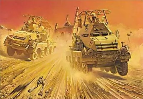 Sd. Kfz. 263 (8-Rad) Schwerer Panzerfunkwagen / 1:72 - Roden 708