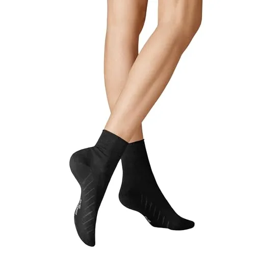 KUNERT Damen Socken Fresh Up klimaregulierend Black 0070 35-38