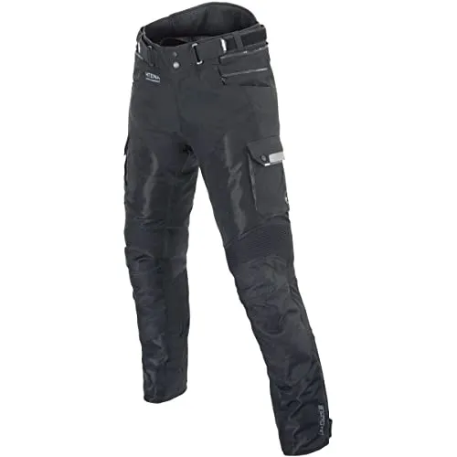 Büse Livorno Meshhose schwarz Herren - Motorradhosen mit großflächigem Netzgewebe für optimale Belüftung, verstellbar und mit Sicherheitsprotektoren ausgestattet, ideal für warme Tage.