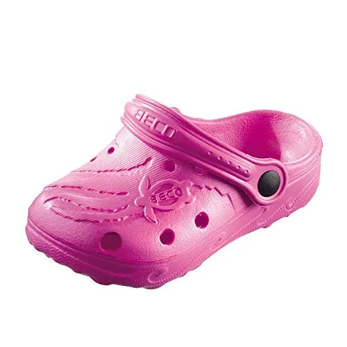 BECO Kinderclogs / Badeschuhe Schildi pink 26