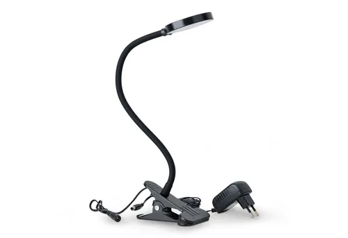 SEBSON LED Klemmlampe 4W dimmbar - Tischlampe für Bett und Schreibtisch - Vielseitige LED Klemmlampe mit 300lm und neutralweißem Licht (4000K). Ideal für den Innenbereich, sorgt für gezielte Beleuchtung und ist in 3 Stufen dimmbar.