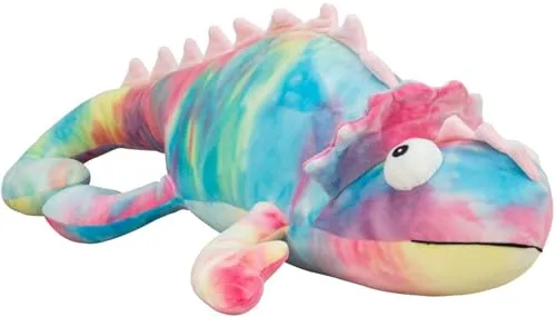 Geschenkestadl Chamäleon Kuscheltier Plüsch bunt 65 cm Plüschtier superweich