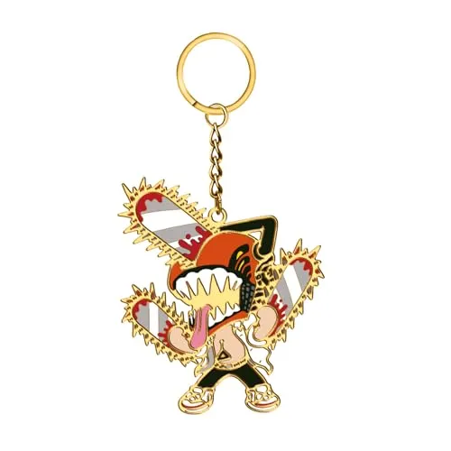 Emaille Metal Keychains - Chainsaw Man - Chibi Design: Motiv 4