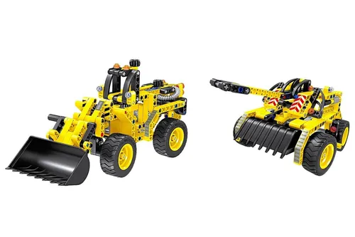 Teknotoys Active Bricks 2in1 Radlader & Panzer Bausatz 261-tlg. ab 6 Jahre