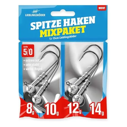 Lieblingsköder Spitze Haken Mixpaket Jigheads von Lieblingsköder