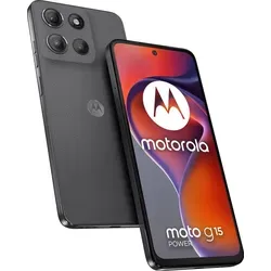 Motorola Moto G15 Power 256GB Grau 4G - Langanhaltender Akku - Handys ohne Vertrag mit 6000-mAh-Akku für einen ganzen Tag Nutzung, ideal für Social Media und Videos.