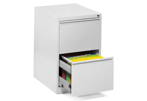 Soennecken Hängeregisterschrank Hängeregistraturschrank 1bahnig 460x720x620mm 2 Schübe lichtgrau