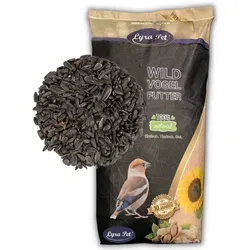 Sonnenblumenkerne schwarz Wildvogelfutter Lyra Pet® 25 kg von Lyra Pet