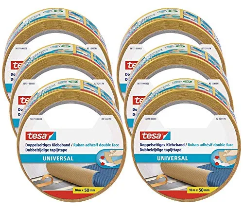 tesa Doppelseitiges Klebeband Universal 6er Pack von tesa