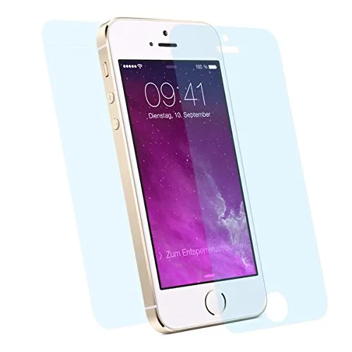 doupi Ultrathin Schutzfolie für iPhone 5 5S iPhone SE, matt entspielgelt optimiert Display Schutz (2X Vorderseite + 1x Rückseite)