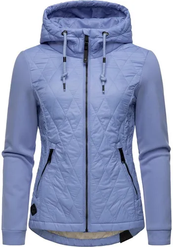 Ragwear Outdoorjacke Lucinda Steppjacke aus modernem Materialmix mit Kapuze
