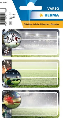 HERMA Etiketten Schuletiketten Football VE=2 Blatt