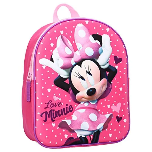 Minnie Maus VB27952 Rucksack, Rosa M