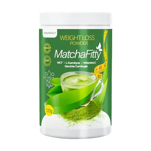 MatchaFitty – Nahrungsergänzungsmittel mit Matcha-Geschmack, 120 g