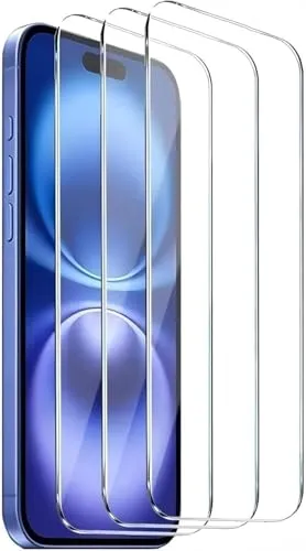 Baker 3 Stück, Panzerglas für iPhone 16 Pro Max, Frei von Kratzern Schutzglas, 9H Härte, HD Displayschutzfolie Schutz Glas, 0.33mm Ultra-klar