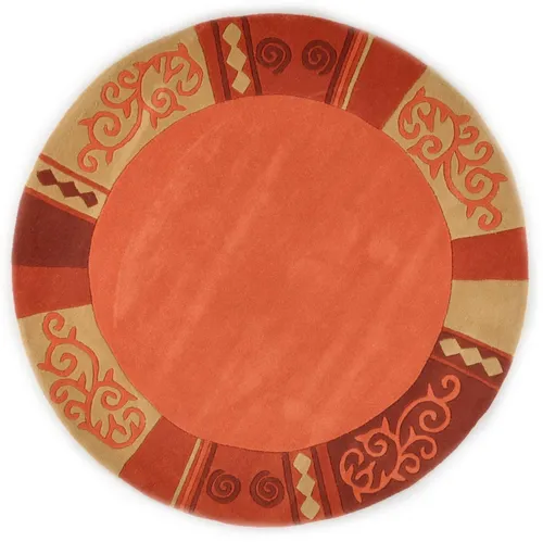 THEKO Teppich Beige aus Wolle, 190 cm - Hochwertiger Wohnteppich aus 100% Wolle, ideal für ein gemütliches Zuhause. Maße: 190 cm Breite, 1,4 cm Höhe. Erhalten Sie 10€ Willkommens-Gutschein bei Newsletter-Anmeldung!