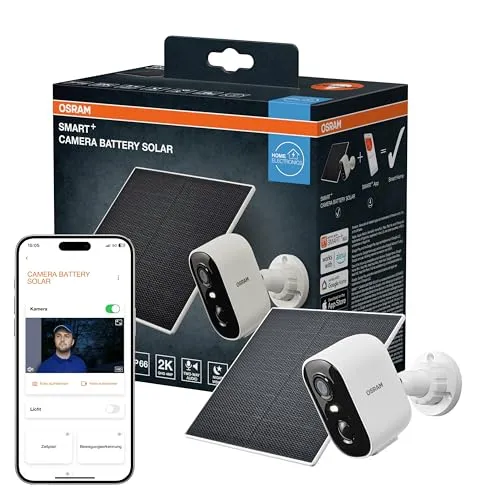 SMART+ WIFI OUTDCAMERA BATTERY SOLAR White – OSRAM von Osram