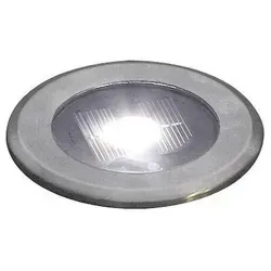 LED Solarbodeneinbaustrahler, Edelstahl, weisse LED