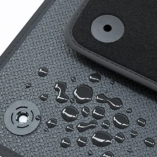 tuning-art BWX1234 Allwetter Fußmatten passend für Cupra Born 2021- Wasserfest, Naht:Schwarz