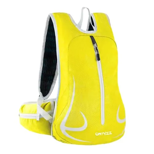 Freien Rucksäcke Unisex 14L Ultraleicht Fahrrad Reise Wander Sportrucksack, Wasserdicht Reiserucksack für Laufen Skifahren Camping Trekking Bergsteigen Radfahren Schultertaschen (Gelb)