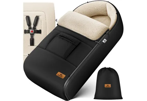 KIDIZ Babyschlafsack – Thermo-Fußsack für Kinderwagen & Babyschale