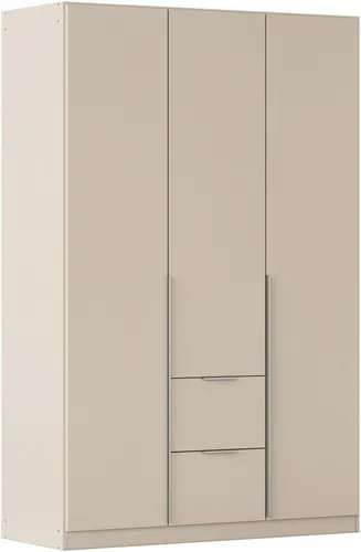 rauch Agordo Drehtürenschrank - Beige (Champagner) - Drehtürenschrank aus Holzwerkstoff mit 5 variabel einsetzbaren Einlegeböden und 2 Kleiderstangen, ideal für optimalen Stauraum. MADE IN GERMANY, 10 Jahre Herstellergarantie.