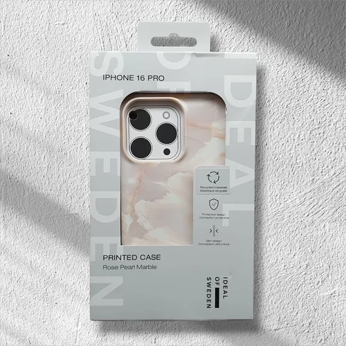 Ideal Of Sweden iPhone 16 Pro Schutzhülle Rose Pearl Marble - Elegante Schutzhülle im Slim Design für das iPhone 16 Pro, schützt Ihr Gerät stilvoll und sicher. Neu & OVP, ideal für modebewusste Nutzer.