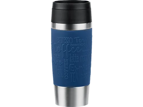Emsa N20203 Travel Mug Classic 0,36L - Isolierbecher mit Komfort-Schraubverschluss - Thermobehälter mit 100% dichtem Design, hält Getränke 4h heiß und 8h kalt. Ideal für unterwegs mit 360°-Trinköffnung und spülmaschinenfestem Material.