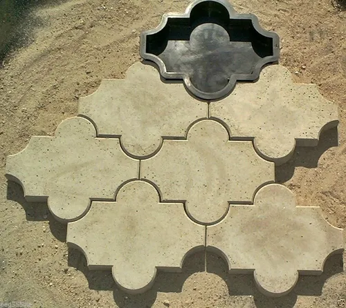 Schalungsformen aus PP Kunststoff für Pflastersteine Barock 6 cm-sehr stabil 10