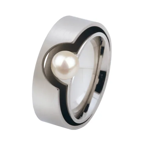 Ernstes Design Ring R147 Edelstahl matt Weite 48-71 von Ernstes Design