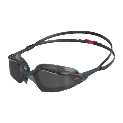Speedo Aquapulse Pro Schwimmbrille - Schwimmbrille mit IQfit-Riemen für individuelle Passform und Orbitaldichtung für maximalen Komfort und Sicht. Ideal für Wettkämpfe und Training.