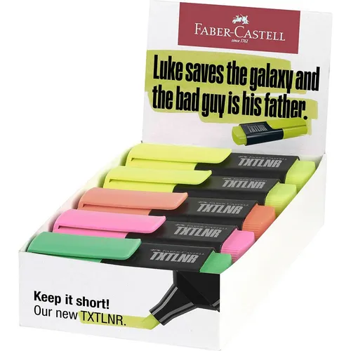 FABER-CASTELL TXTLNR Mini SF mixed Textmarker farbsortiert, 10 St.