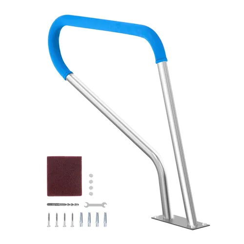 VEVOR Pool Handlauf - 100kg Haltegriff für sicheren Pooleinstieg - Leitern & Treppen, aus robustem Edelstahl mit einer Tragfähigkeit von 100 kg für sicheren und komfortablen Zugang zum Pool.