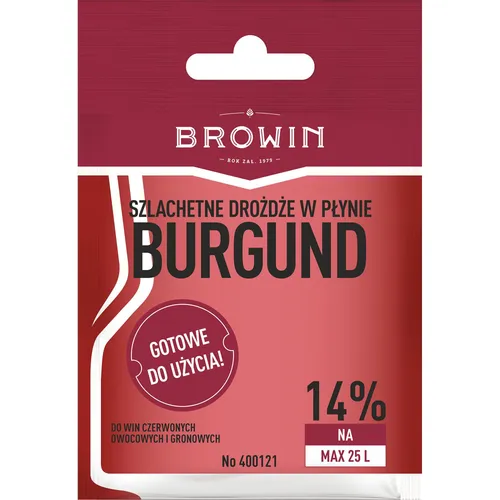 Browin 400121 Weinhefe Burgund ohne vorherige Vermehrung 20 ml