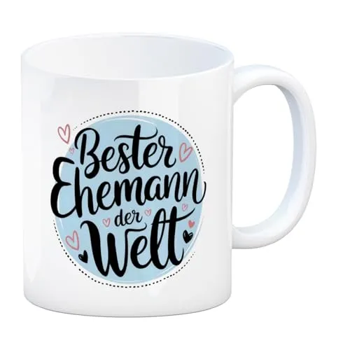 speecheese Bester Ehemann der Welt Kaffeebecher Morgengeschenk für humorvolle Kaffeeliebhaber