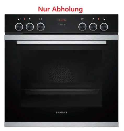 Siemens Einbau-Herd HE213ABS0, 71L, 275°C - Backofen mit 71L Volumen und einer max. Temperatur von 275°C, ideal für perfekte Backergebnisse und vielseitige Kochmöglichkeiten.