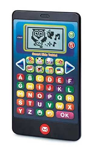 Vtech 80-169204 - Smart Kids Tablet, interaktives Spiel- und Lerntablet mit 12 Melodien und 5 Lernspielen für Kinder