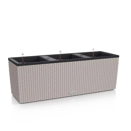 Lechuza Pflanzkasten TRIO Cottage 40 sandbraun in braun von Lechuza