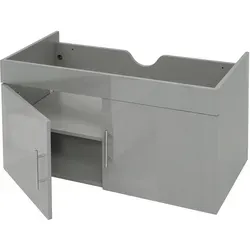 MCW Waschbeckenunterschrank D16 Grau 90cm